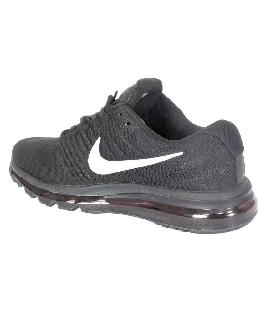 nike air max 2017 black running shoes