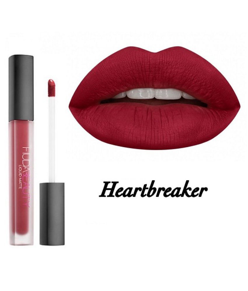 Huda Beauty Liquid Lipstick Heartbreaker 5 Gm Buy Huda Beauty Liquid Lipstick Heartbreaker 5 Gm At Best Prices In India Snapdeal