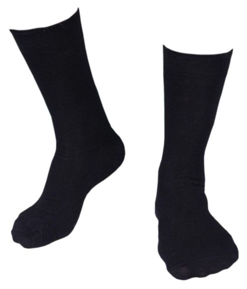     			Tahiro Black Casual Mid Length Socks