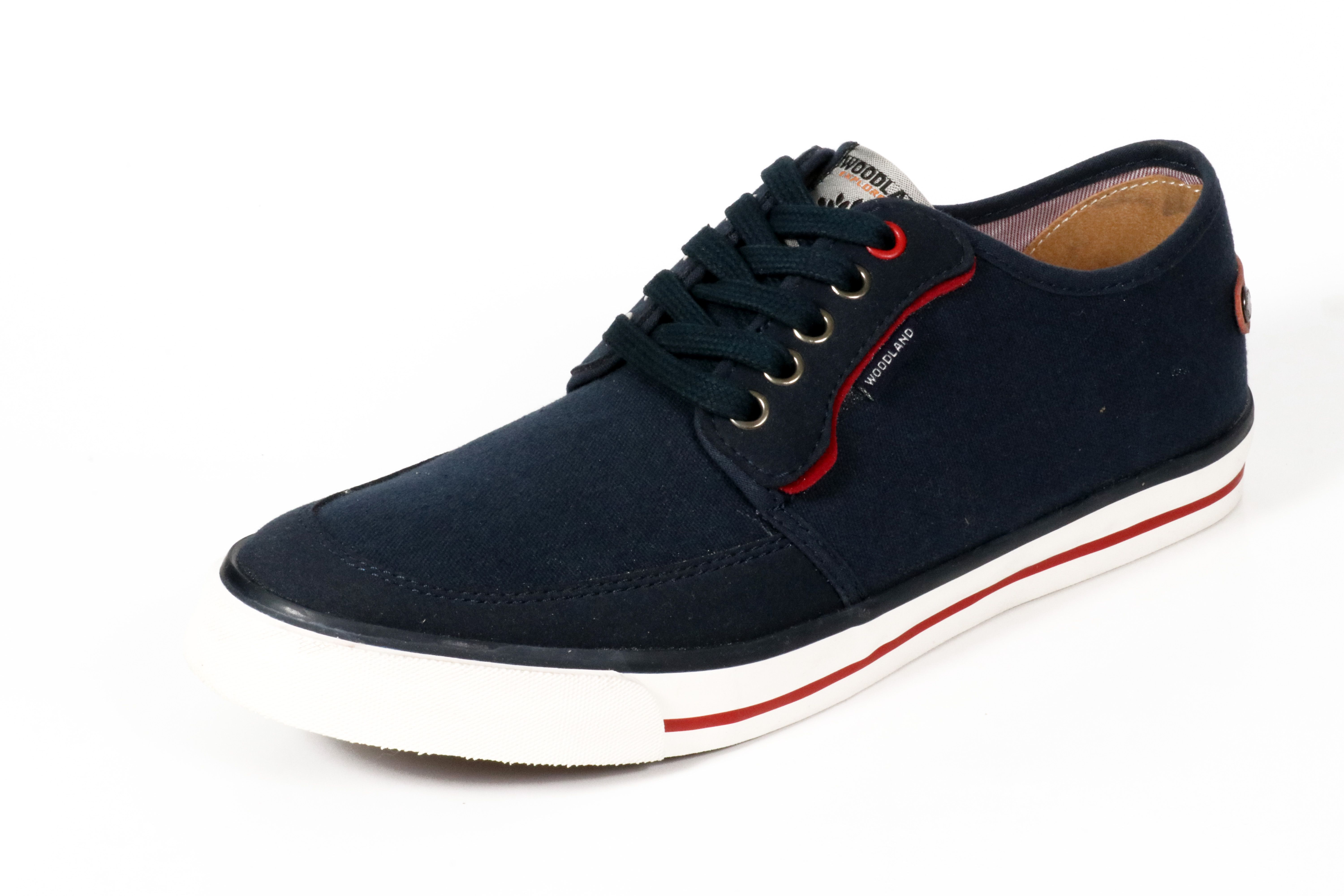 woodland navy casual sneakers