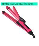 Bentag PN-2009 Perfect Nova 2 in 1 Hair Curler and Hair Straightener ( Pink )