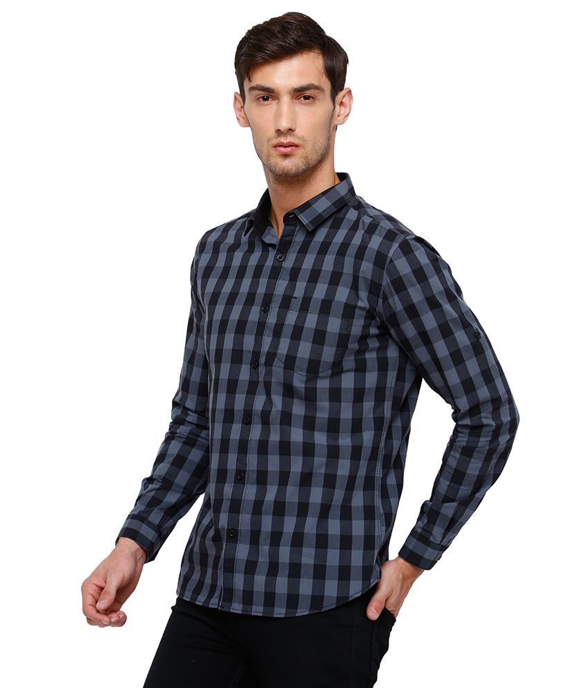 Highlander Black Slim Fit Shirt - Buy Highlander Black Slim Fit Shirt ...