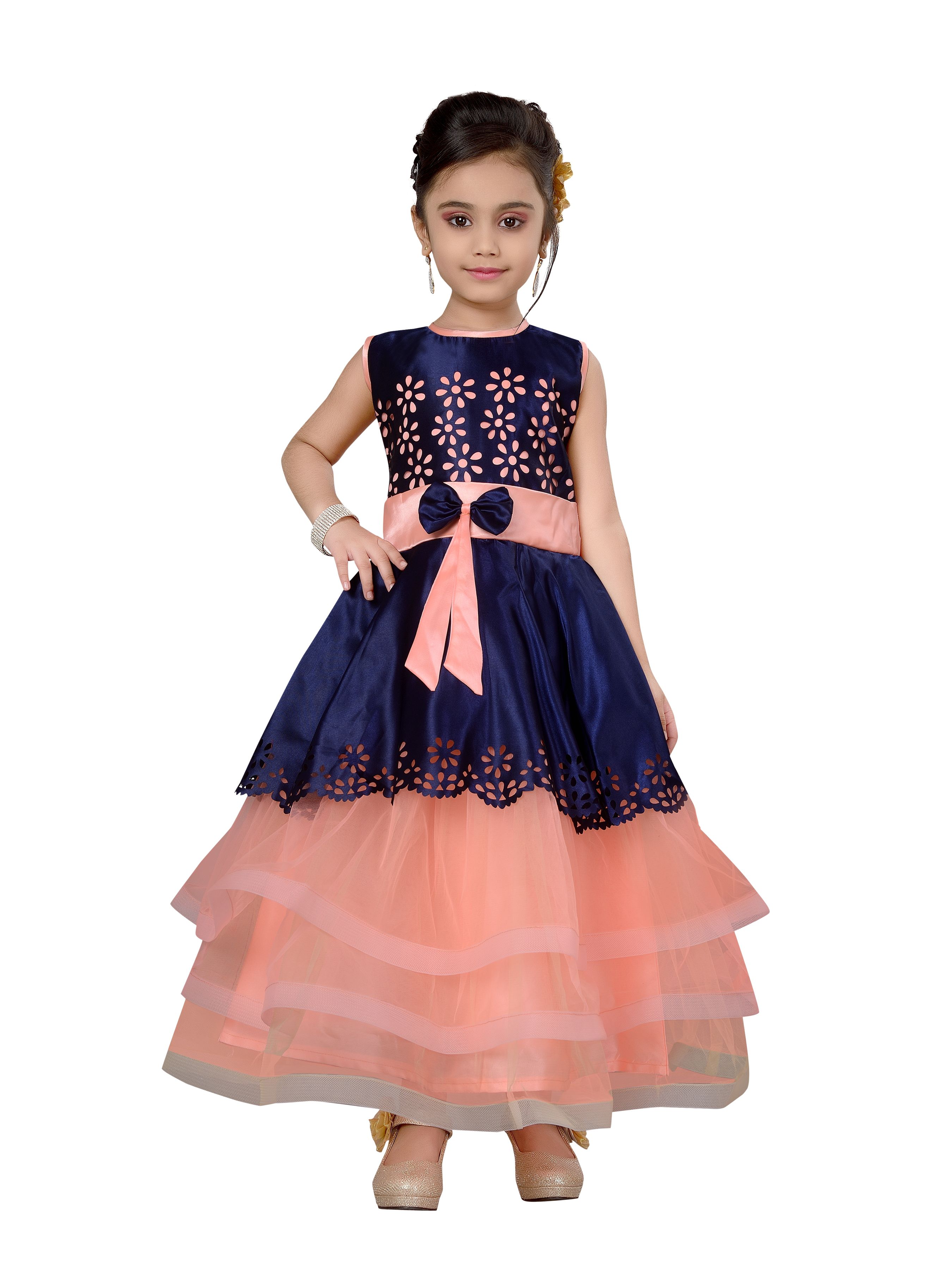     			Adiva Girl's Party Wear Gown For Kids