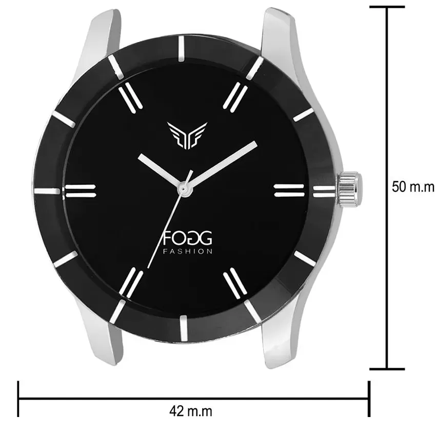 Buy online Fodg Black Dial Analogue Men's Watch from Watches for Men by  Neel Madhav Enterprise for ₹599 at 64% off | 2024 Limeroad.com