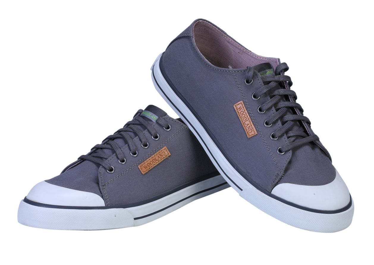 Woodland Sneakers Gray Casual Shoes - Buy Woodland Sneakers Gray Casual ...