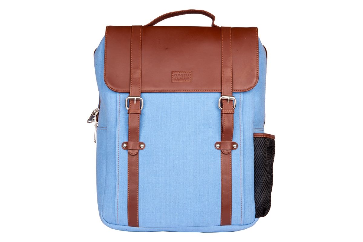 Zouk Blue Backpack - Buy Zouk Blue Backpack Online at Low Price - Snapdeal