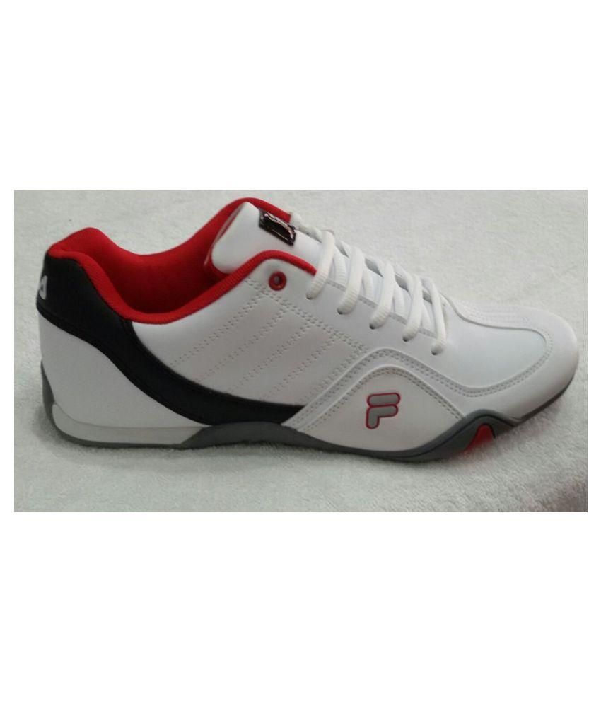 fila white shoes india