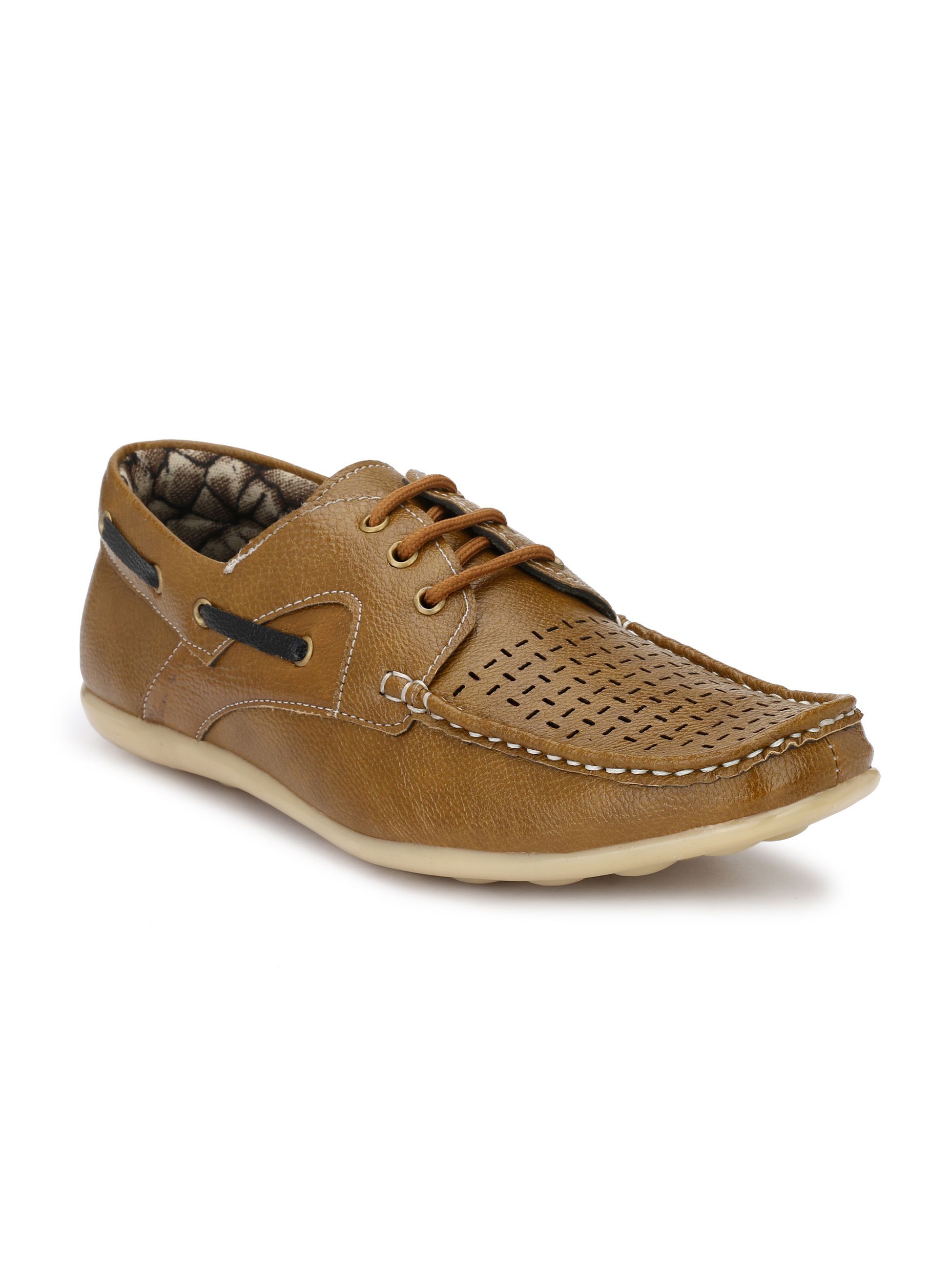 navy tan boat shoes