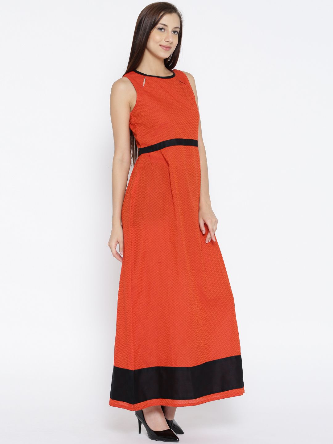 Jaipur Kurti Cotton Orange Dresses Buy Jaipur Kurti Cotton Orange