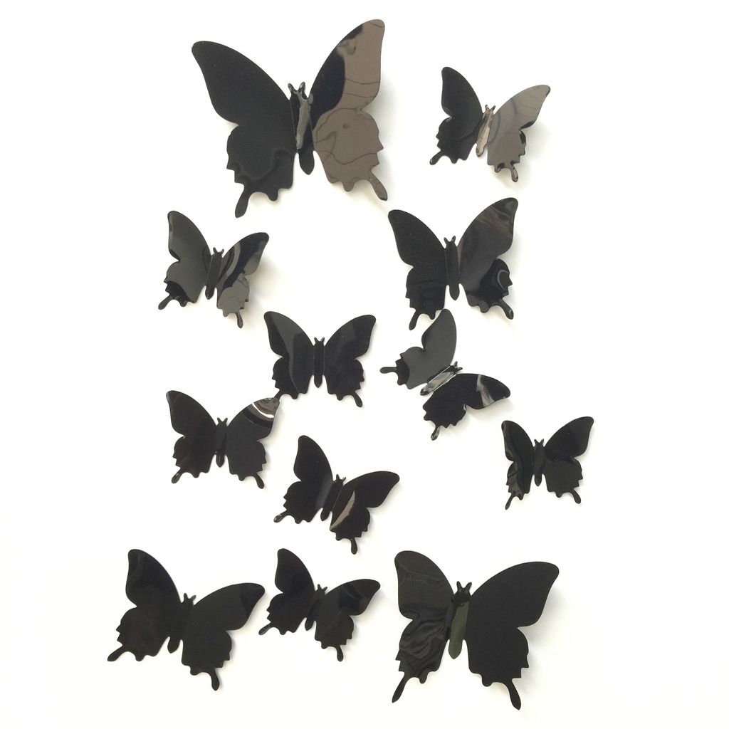     			Jaamso Royals 3D Butterflies Nature Nature PVC 3D Sticker