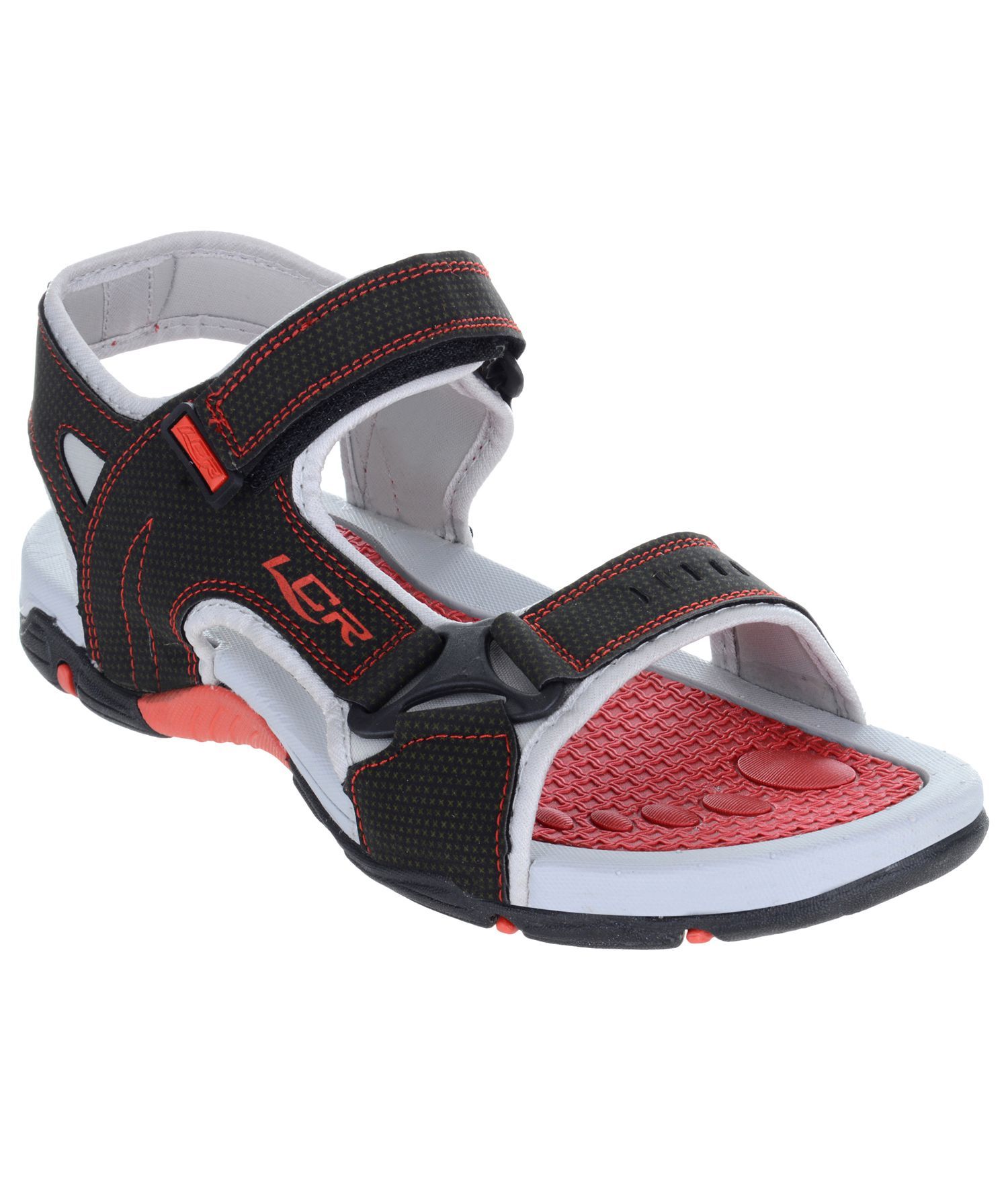 Lancer EARTH-25 Black Textile Floater Sandals - Buy Lancer EARTH-25 Black Textile Floater 
