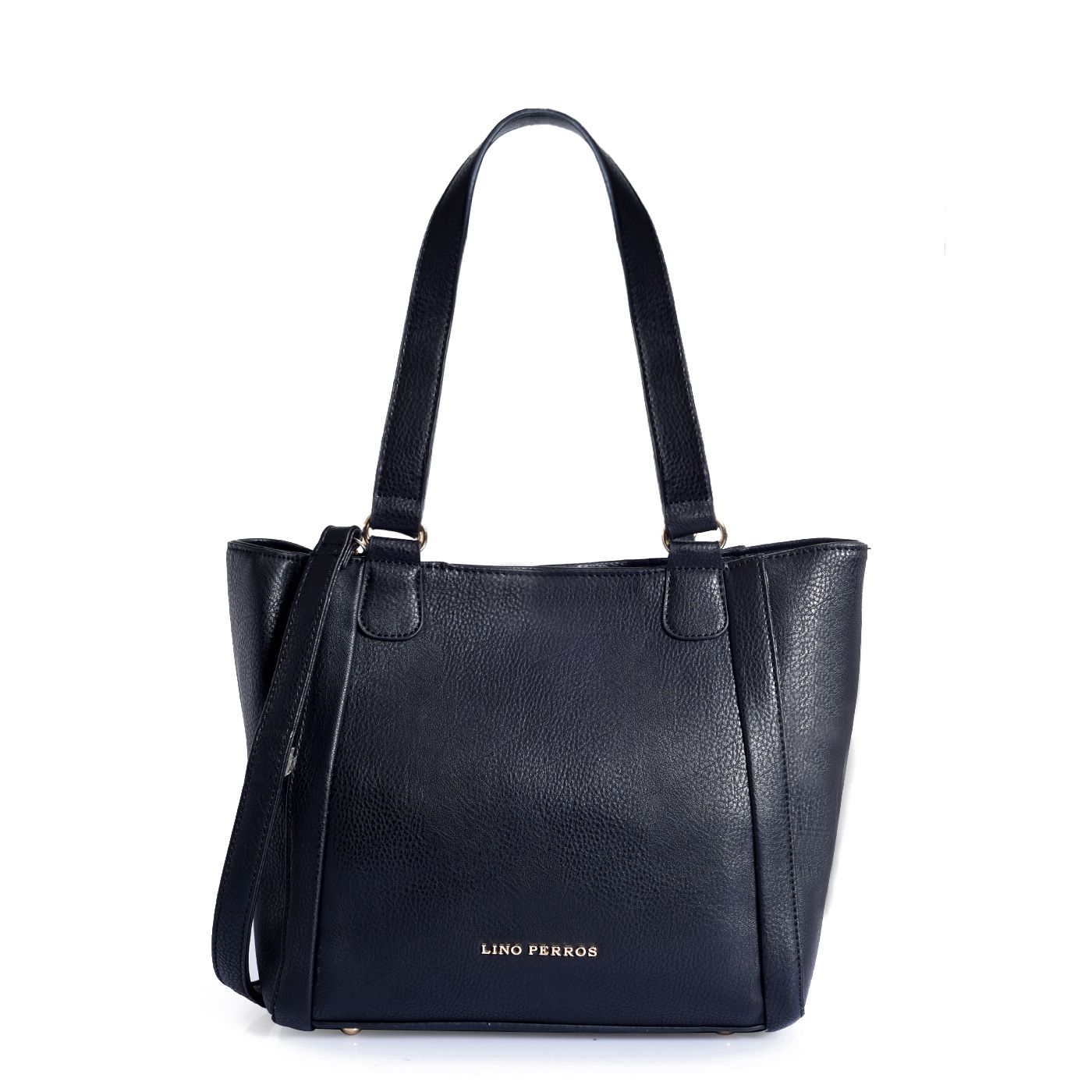 Lino Perros Black Artificial Leather Shoulder Bag - Buy Lino Perros ...