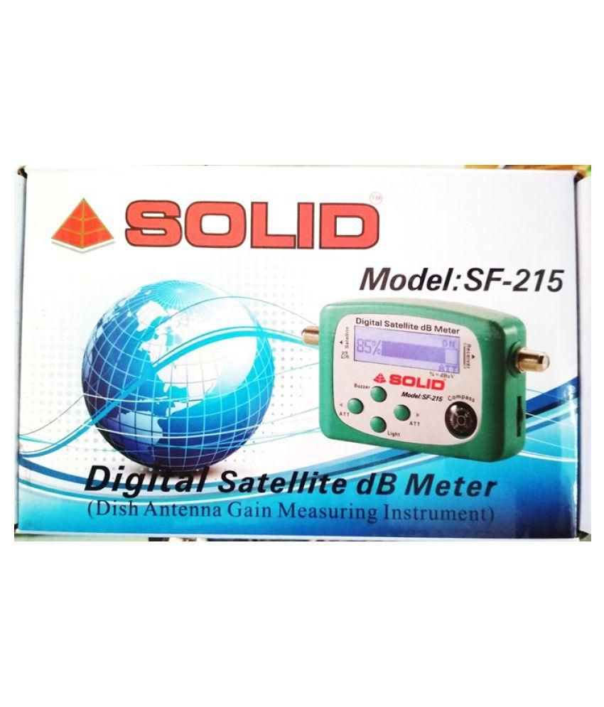 Buy Solid Solid SF215 Digital Satellite dB Meter Multimedia Player