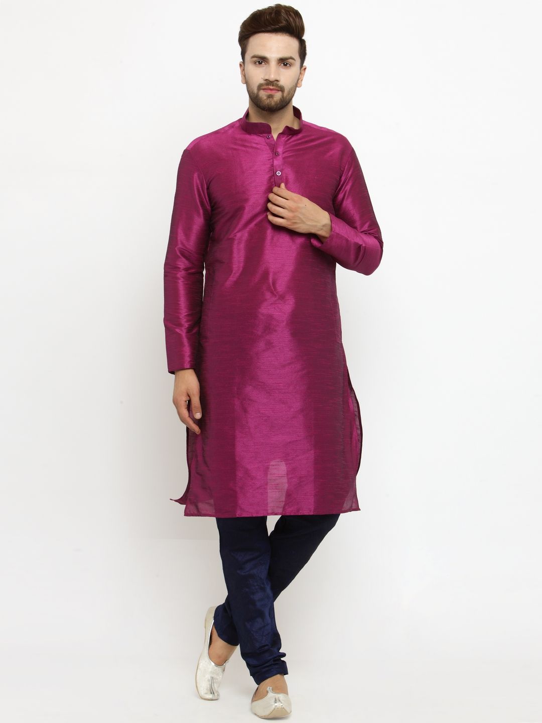 purple kurta shalwar