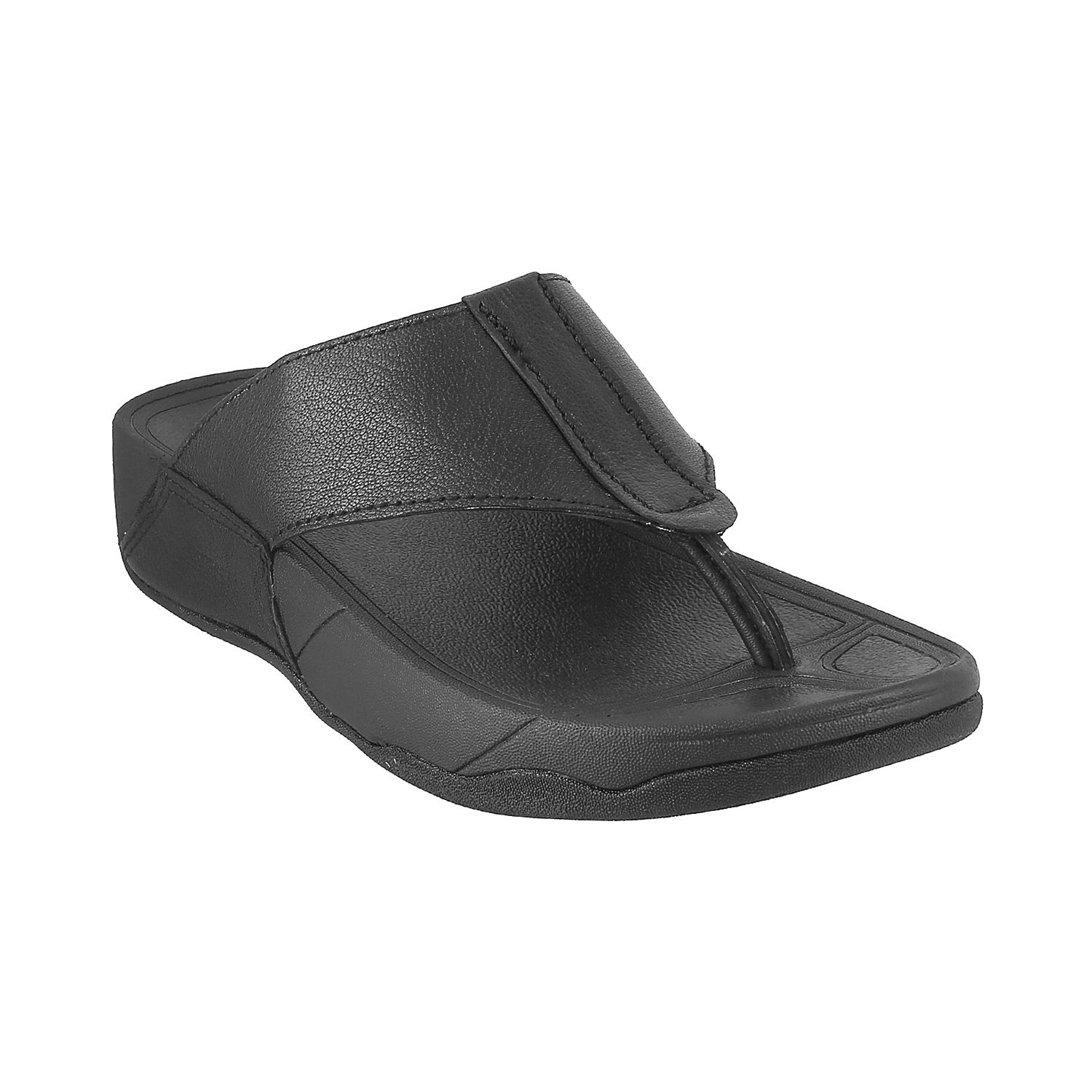 Mochi Black Flip Flops Price in India 