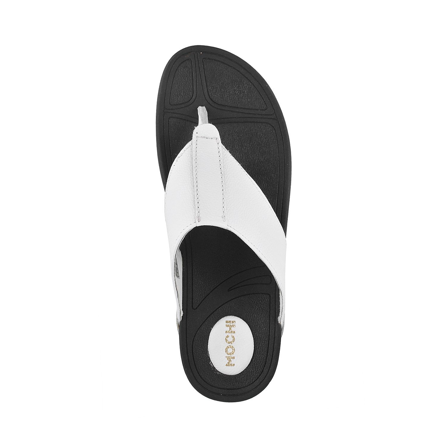 MOCHI MOCHI Men WHITE LEATHER WHITE Daily Slippers Price in India- Buy MOCHI MOCHI Men WHITE 