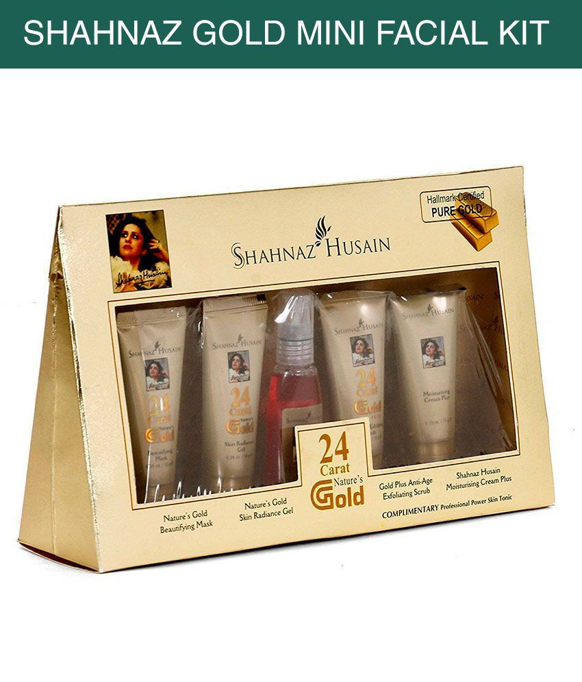 Shahnaz Husain ORIGNAL Gold Facial Kit 40g+15ml Facial Kit gm Buy