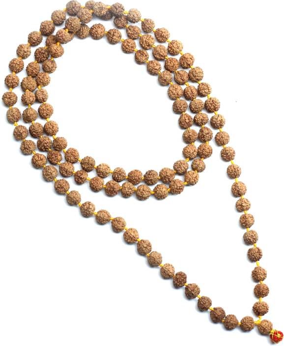     			Shivoham Rudraksha Mala 108+1 Beads (Lab Certified) 5 Face Rudraksha