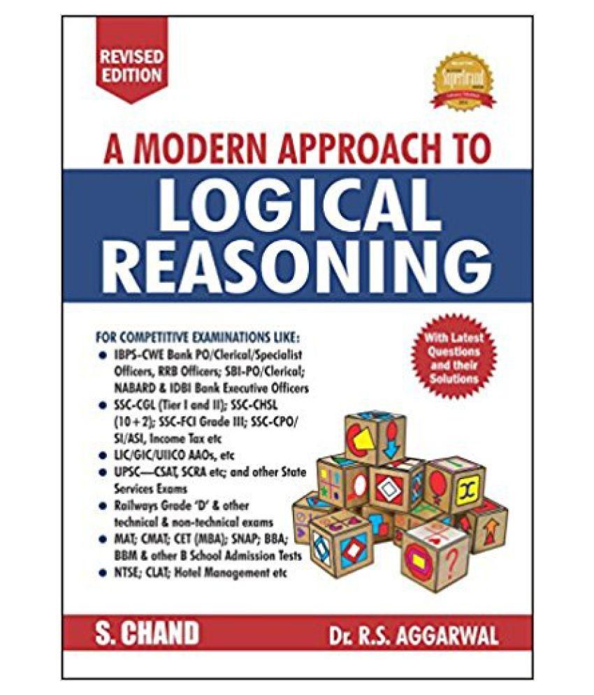 A Modern Approach To Logical Reasoning R S Aggarwal Buy A Modern   A Modern Approach To Logical SDL055859283 1 9e6fa 