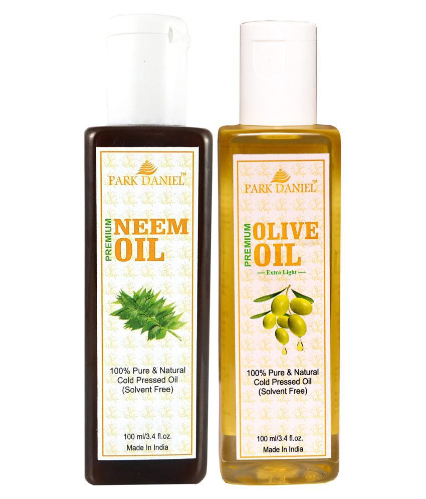     			Park Daniel Premium Neem oil & Olive oil(200 ml) 200 mL Pack of 2