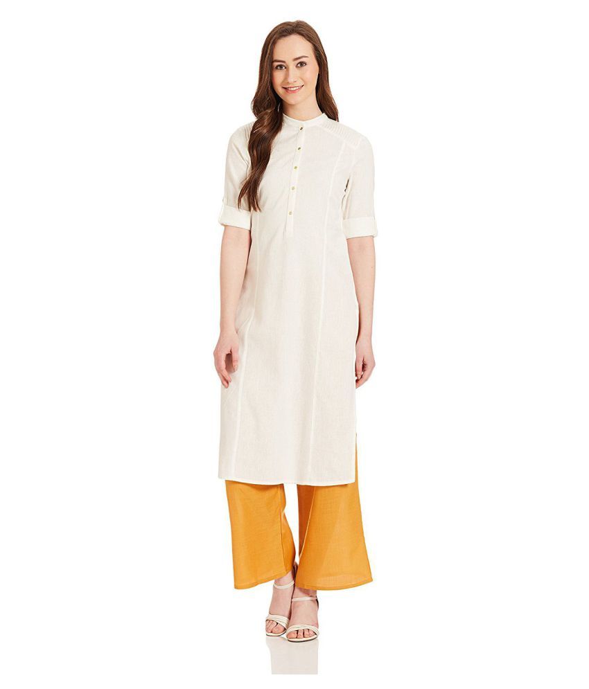 white top kurti