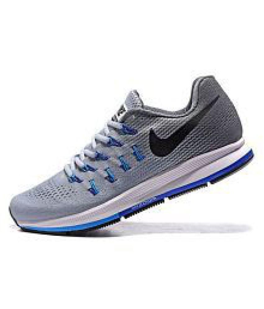 nike air zoom 33 pegasus gray running shoes