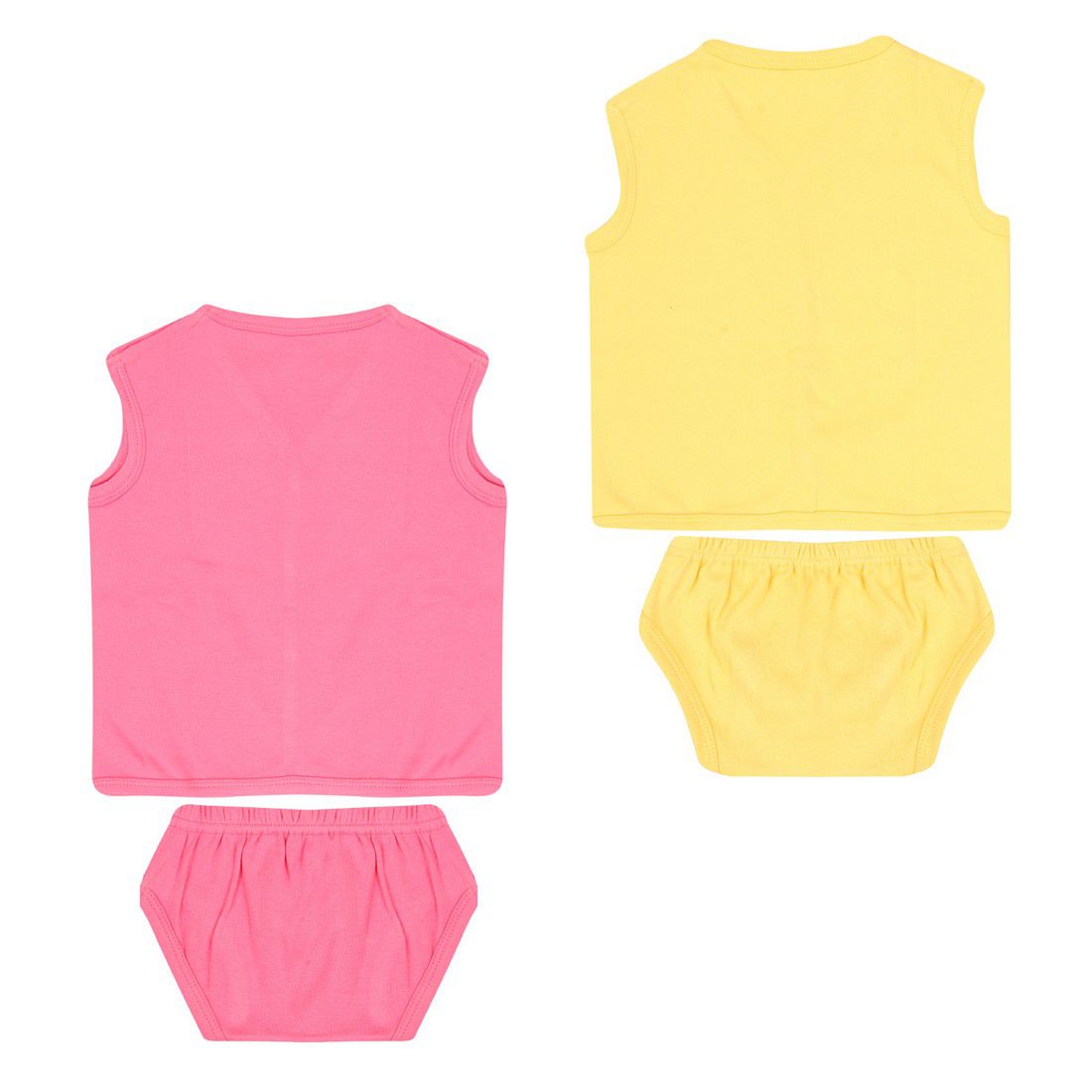     			Dongli Unisex Soft Cotton Baby Set Dress (Pack of 2)