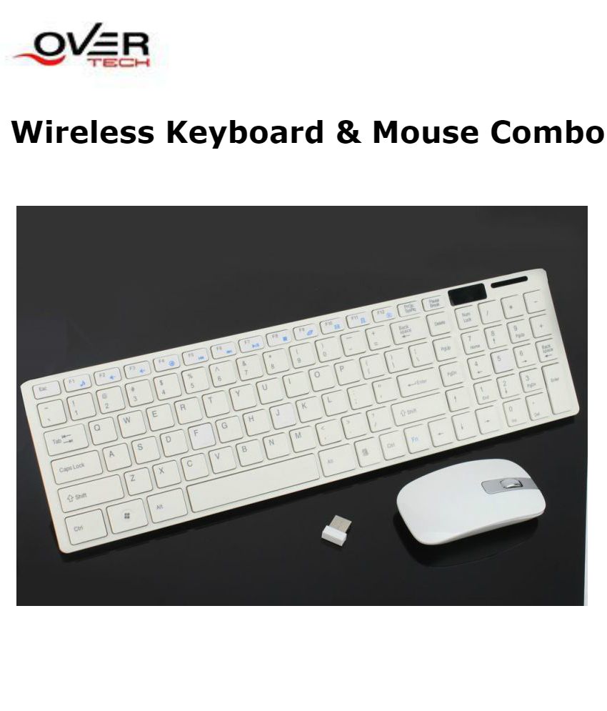     			OverTech K688 Wireless Keyboard Mouse Combo (White)