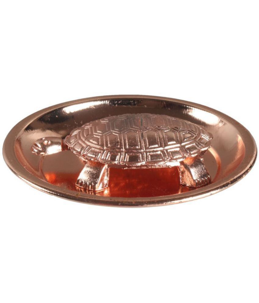     			King & Queen Metal Tortoise with Plate