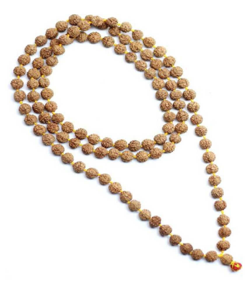     			Shivoham Rudraksha Mala 108+1 Beads (Lab Certified) 5 Face Rudraksha