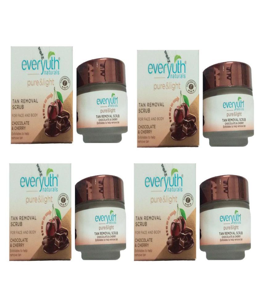Everyuth Naturals CHOCOLATE & CHERRY TAN REMOVAL Scrub + Mask 50 gm