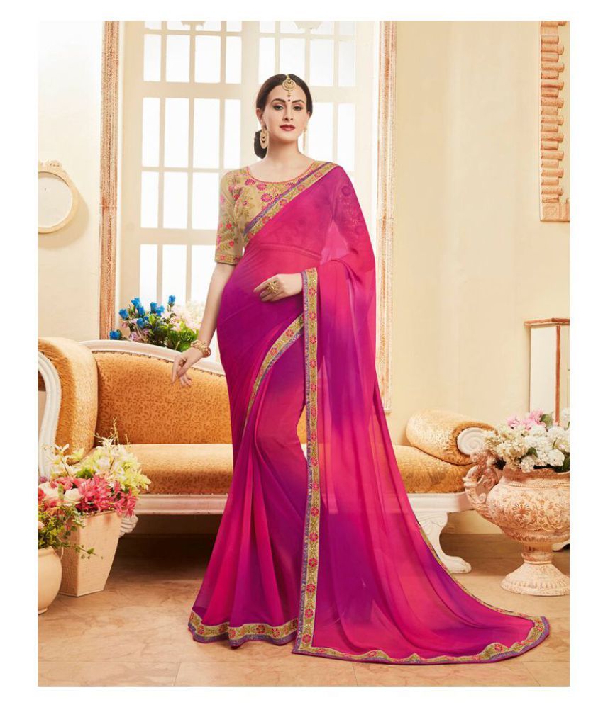 Party Wear Sarees Multicoloured Chiffon Saree Buy Party Wear Sarees Multicoloured Chiffon 8979