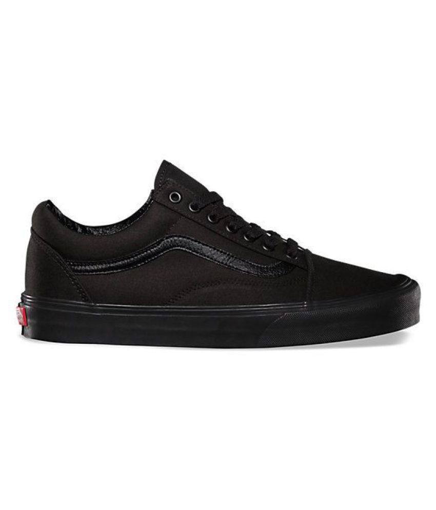VANS Old Skool All Black Black Casual Shoes - Buy VANS Old Skool All ...
