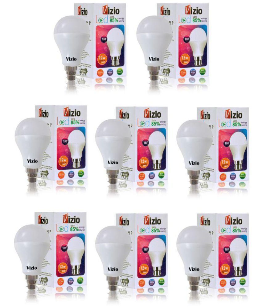     			Vizio 12W LED Bulbs Natural White - Pack of 8