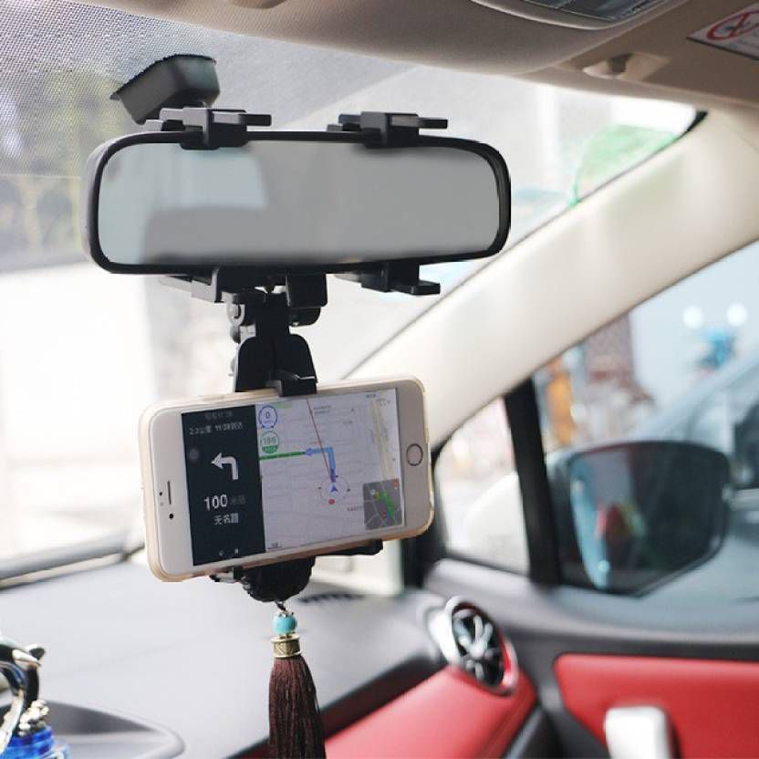 Take care Car Mobile Holder Double Clamp for Dashboard & Windshield