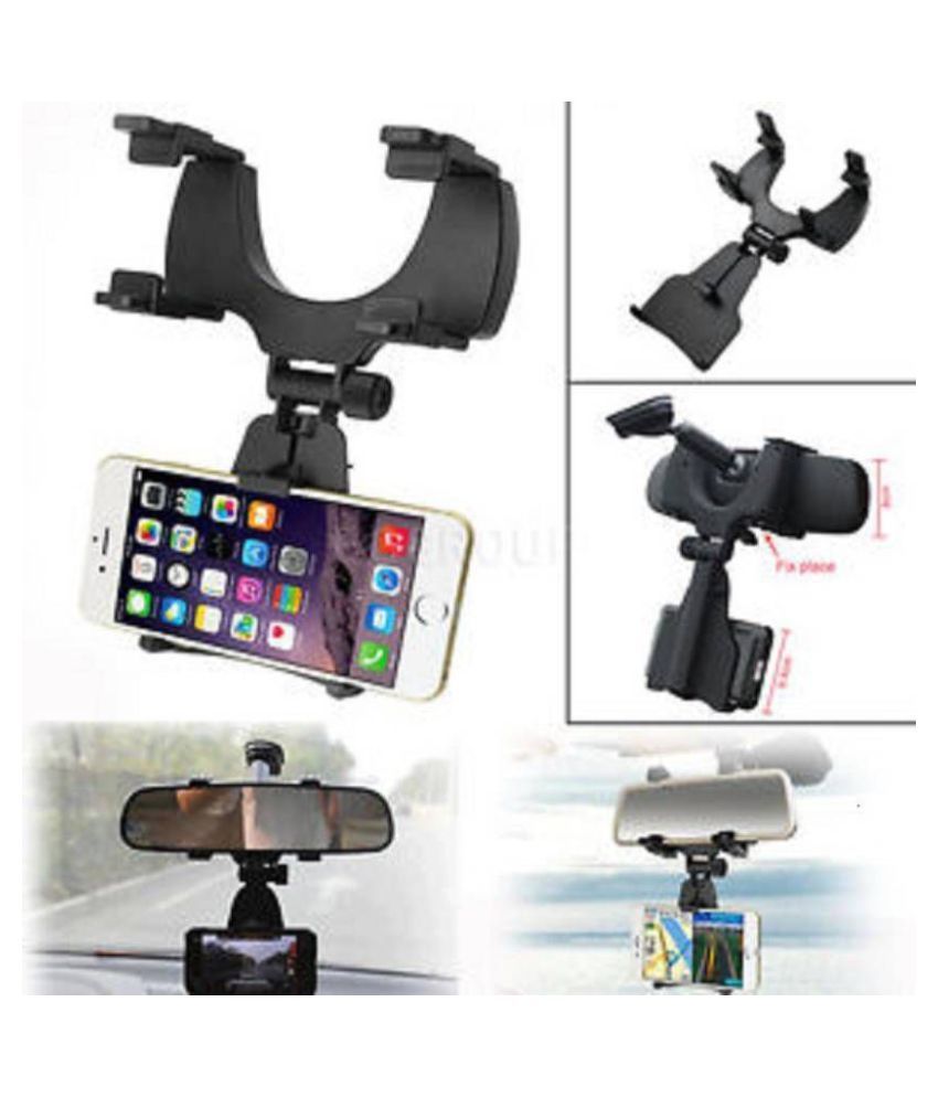 Take care Car Mobile Holder Double Clamp for Dashboard & Windshield