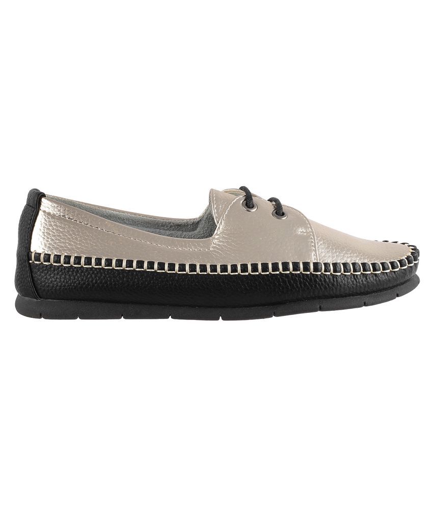 black non canvas shoes