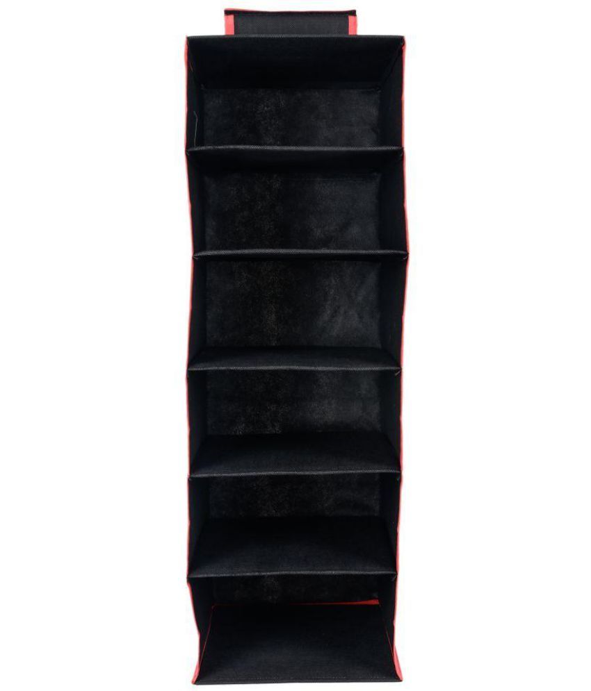     			JMD Creation Hanging Wardrobe Organizer Black