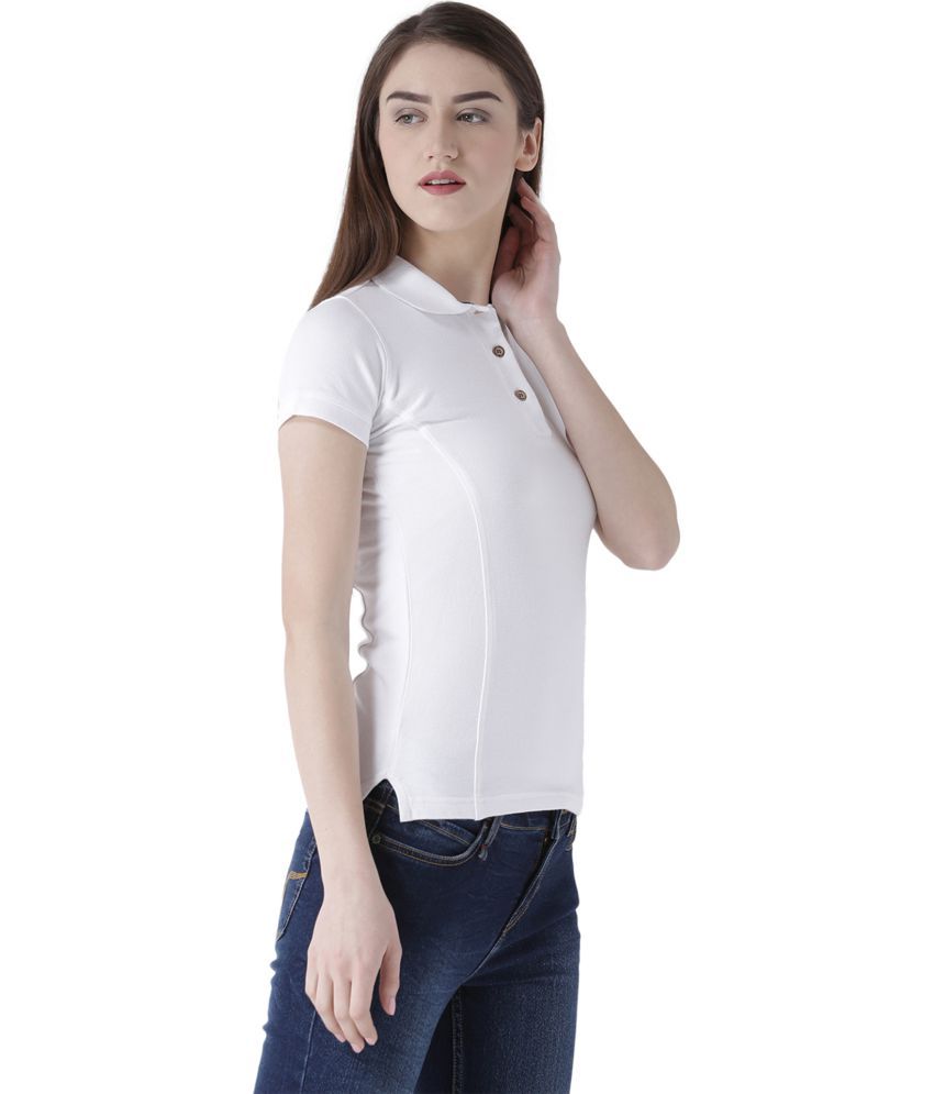 Buy JUMP USA Cotton White Polos Online at Best Prices in India - Snapdeal