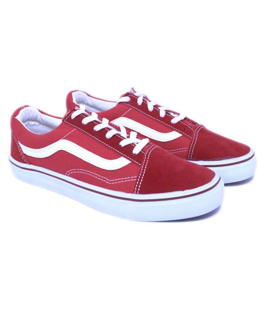 vans old skool red india