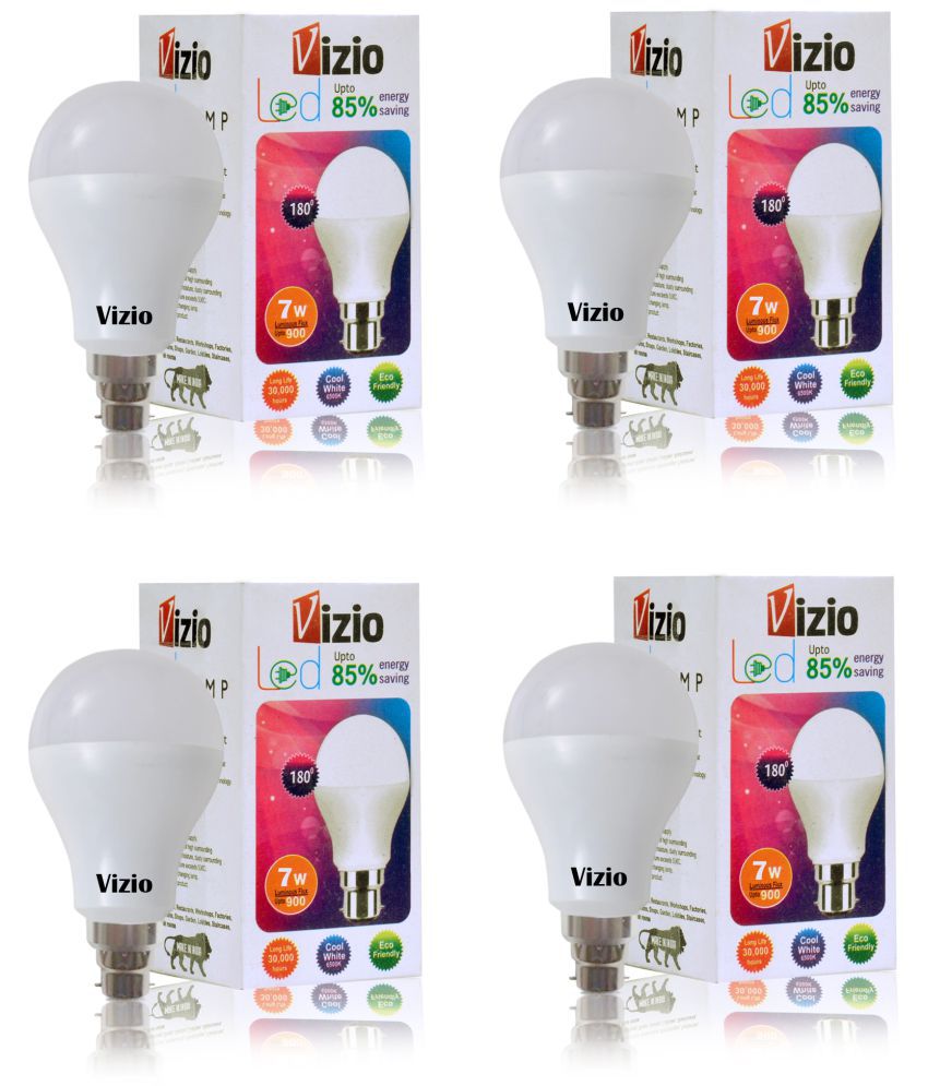     			Vizio 7W LED Bulbs Natural White - Pack of 4
