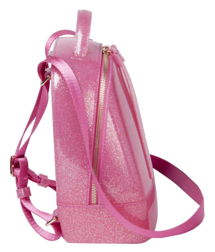 Madness21 Pink P.U. Backpack - Buy Madness21 Pink P.U. Backpack Online