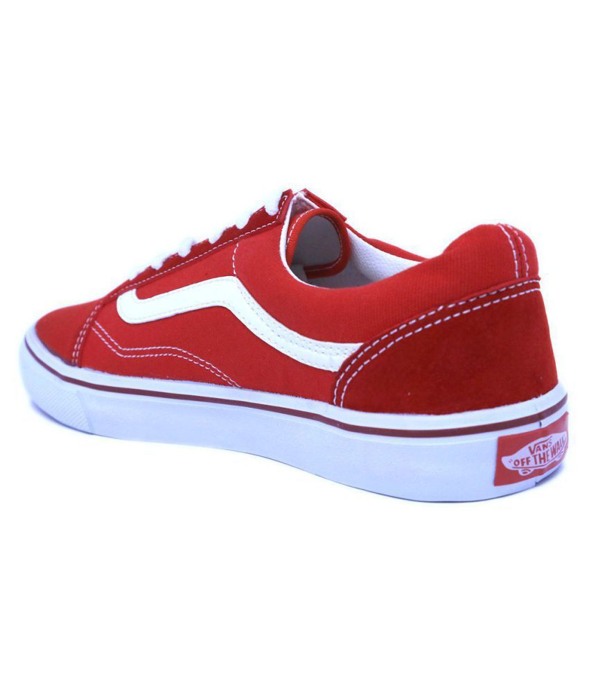vans old skool red india