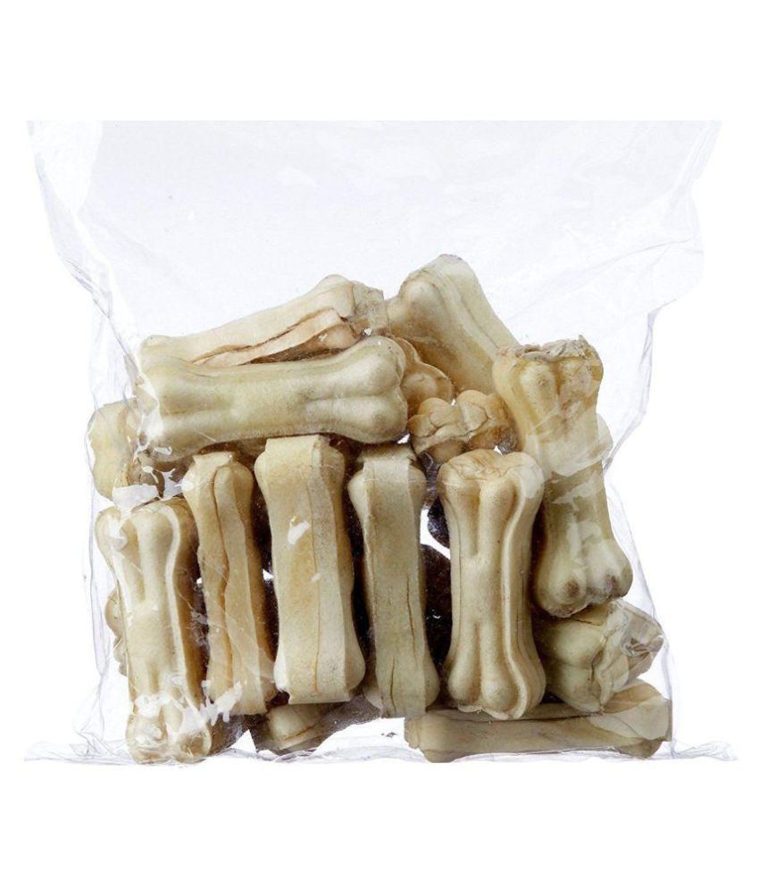 Pets Empire Rawhide Pressed Chew Dog Bone 4 Inches 1/2 Kg Pack Dry All