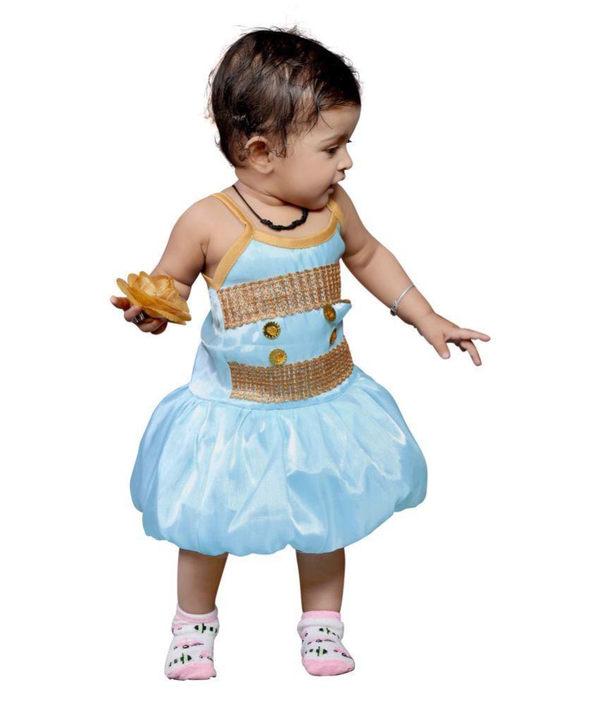 blue colour dress for baby girl