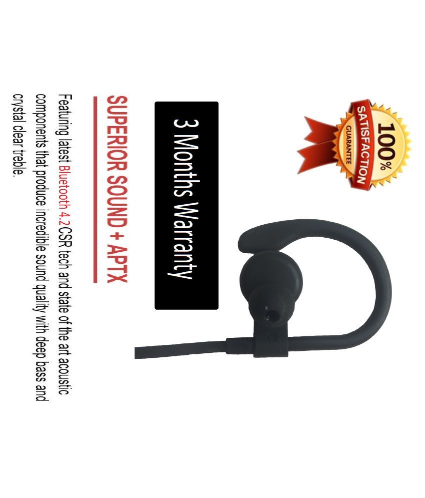 HEAVYLOOT Wireless Bluetooth Headphone Black Buy HEAVYLOOT Wireless