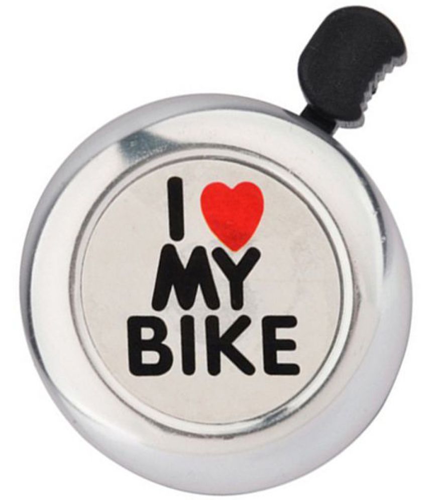 Nema  I Love My Bike Bicycle Bell - Silver