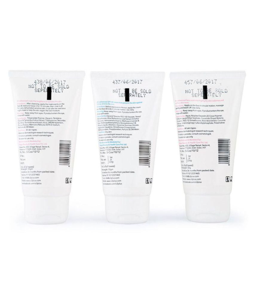 o3  shine & glow facial kit
