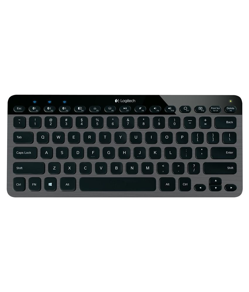 Logitech K810 Wireless Bluetooth Illuminated Multi Device Keyboard For Pc Tablets And Smartphones Black Buy Logitech K810 Wireless Bluetooth Illuminated Multi Device Keyboard For Pc Tablets And Smartphones Black Online At Low Price