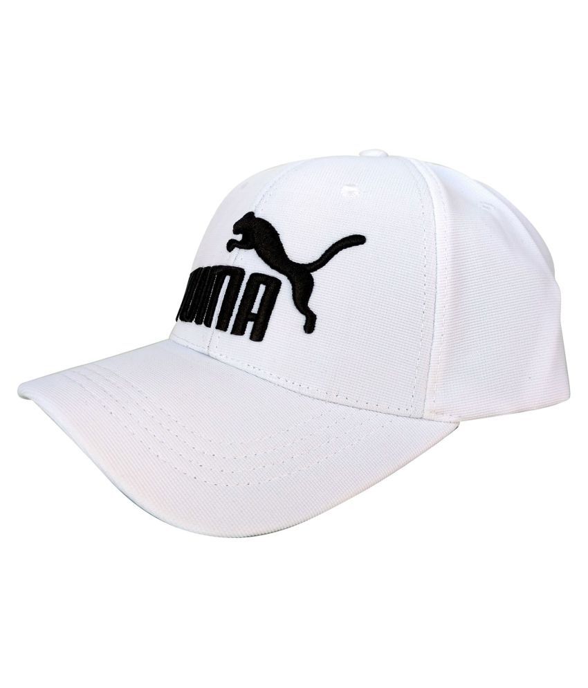 Puma White Polyester Caps - Buy Online @ Rs. | Snapdeal